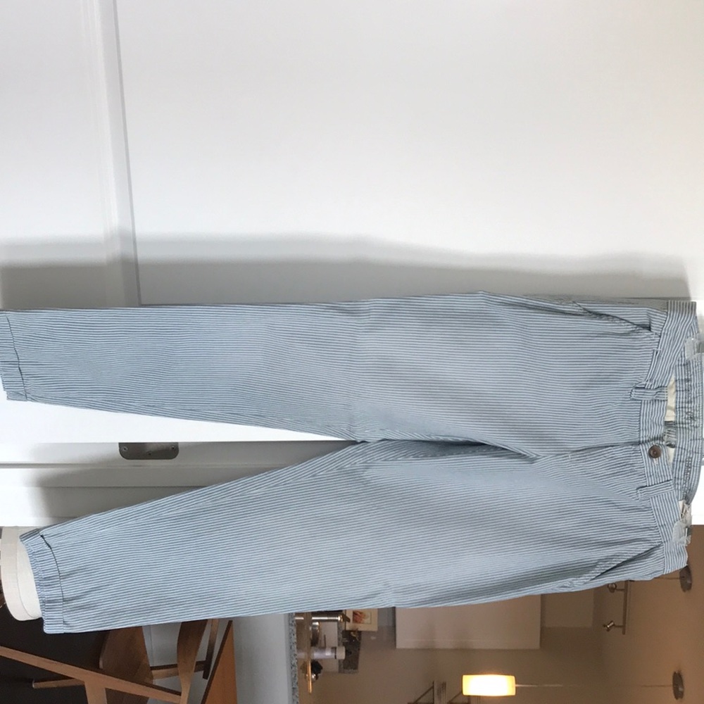 Stylish pinstripe trousers
